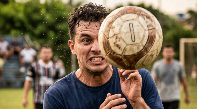 Cuidados com os olhos ao jogar futebol